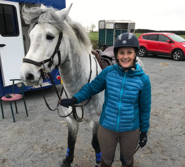 Me with my Connemara pony, Ronin